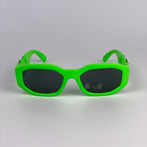 Versace VE4361 531987 Sunglasses Fluorescent Green Oval Unisex main image 7